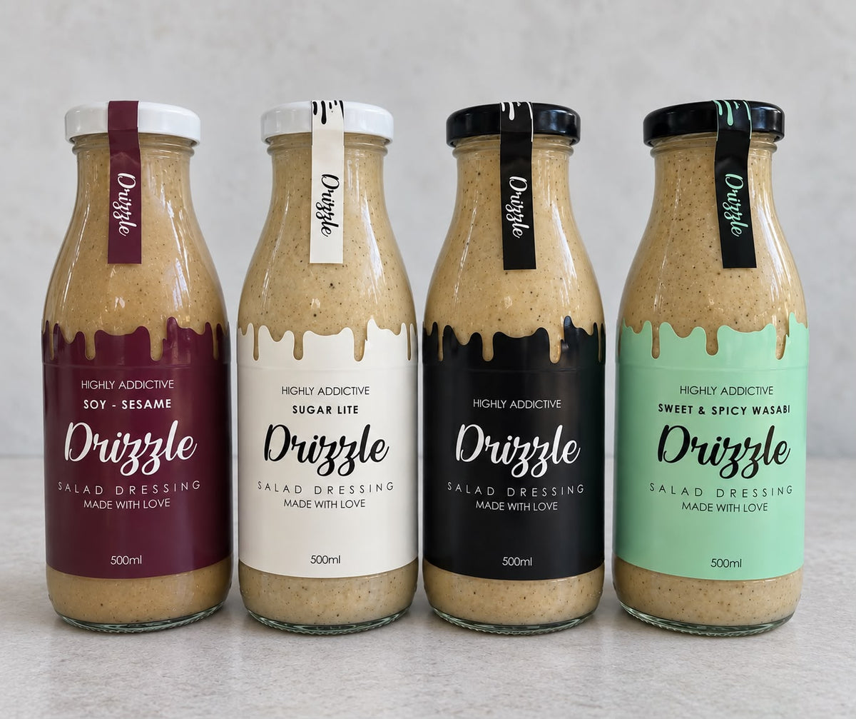 4 x 500ml Drizzle Bottles
